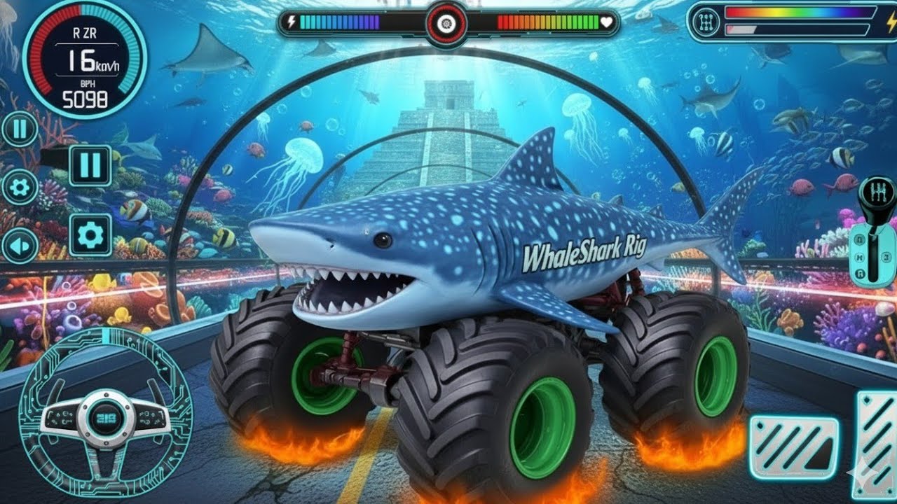 💚 $3,000,000,000 EMERALD MONSTER TRUCK 🚛 | 999 KM/H EXTREME SPEED TEST | Mega Ramp Stunts