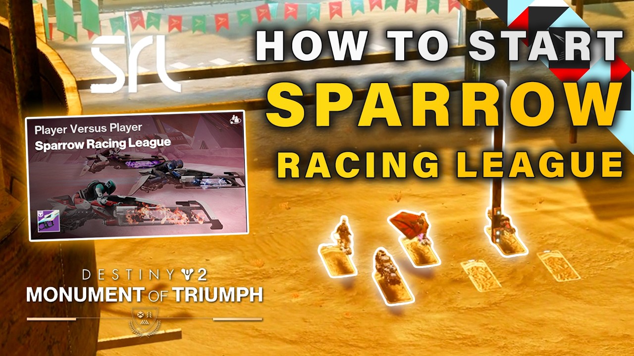 How to Start & Play Sparrow Racing League | Tips & Tricks for SRL ► Destiny 2 Monument Of Triumph