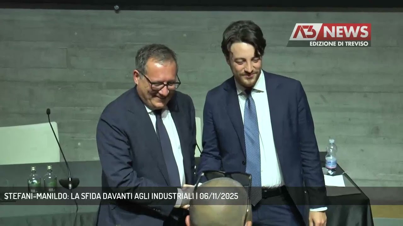 STEFANI-MANILDO: LA SFIDA DAVANTI AGLI INDUSTRIALI | 06/11/2025