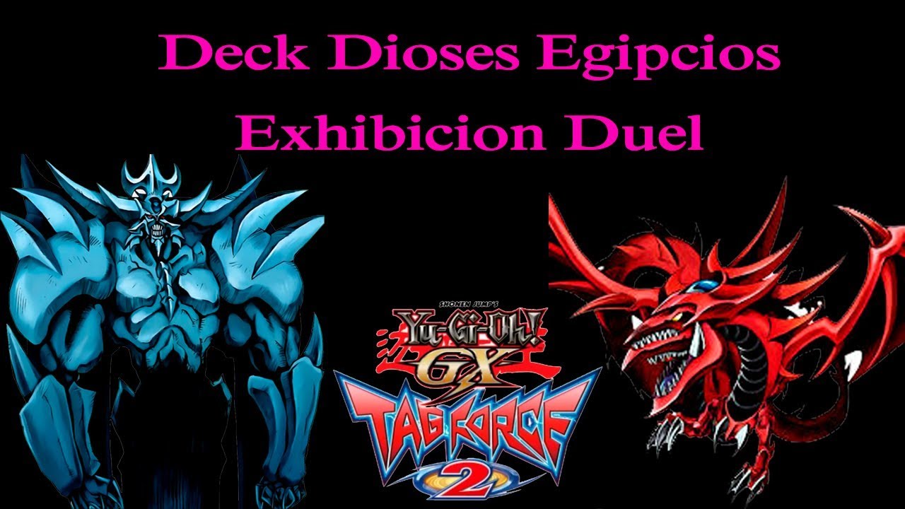 Yu-Gi-Oh! GX Tag Force 2 Deck Dioses Egipsios Exhibicion Duel + Reseta Incluida