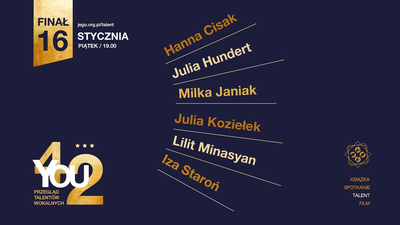 Koncert finałowy III edycji 4YOU2 [pt.16.01 g.19:00]