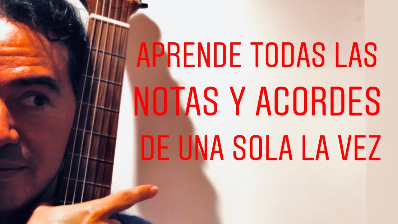 Cómo tocar TODAS las NOTAS y ACORDES en la GUITARRA