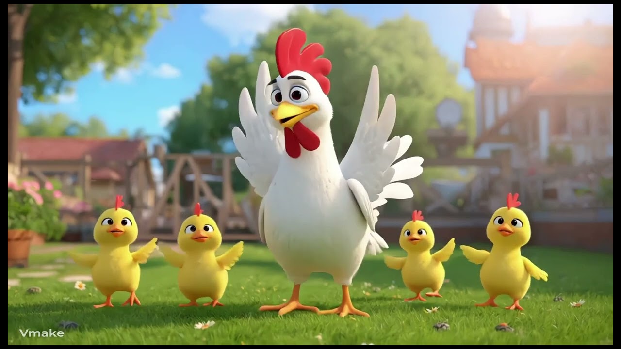 Anak Ayam Berkotek – Lagu Anak Indonesia | Animasi 3D Ceria | Nadzira Syafa H