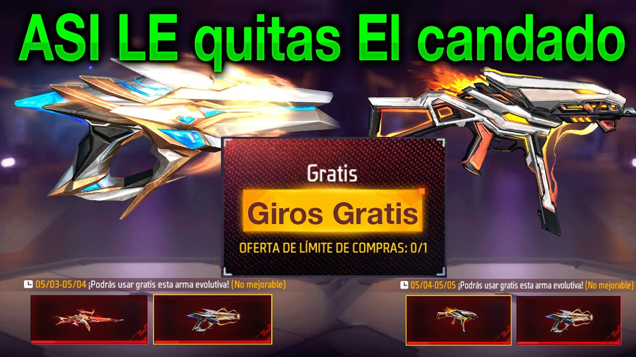 Cómo Quitar el candado Desbloquear Todas las Armas Evolutivas Gratis en Free Fire 2025 Actualizacion