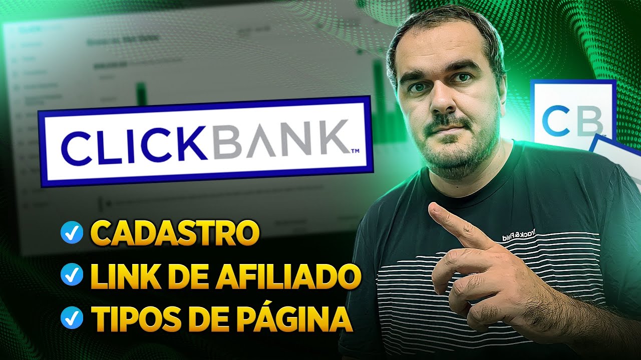 🌍Como Criar CONTA na ClickBank e VENDER para o Mundo Todo (Passo a Passo)
