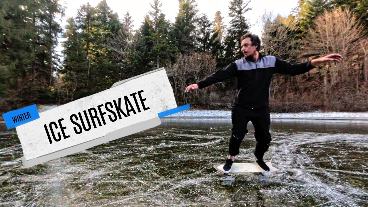 First ice surfksate session