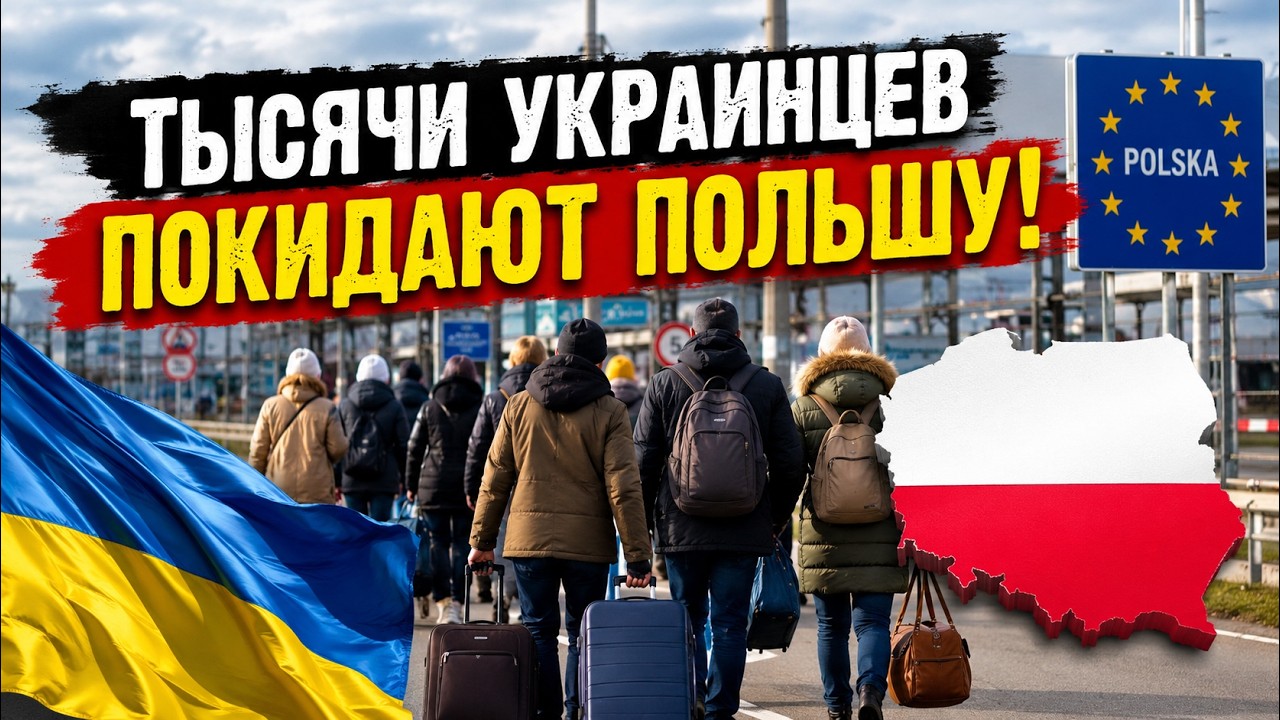 Тысячи украинцев покидают Польшу!  Что происходит на самом деле