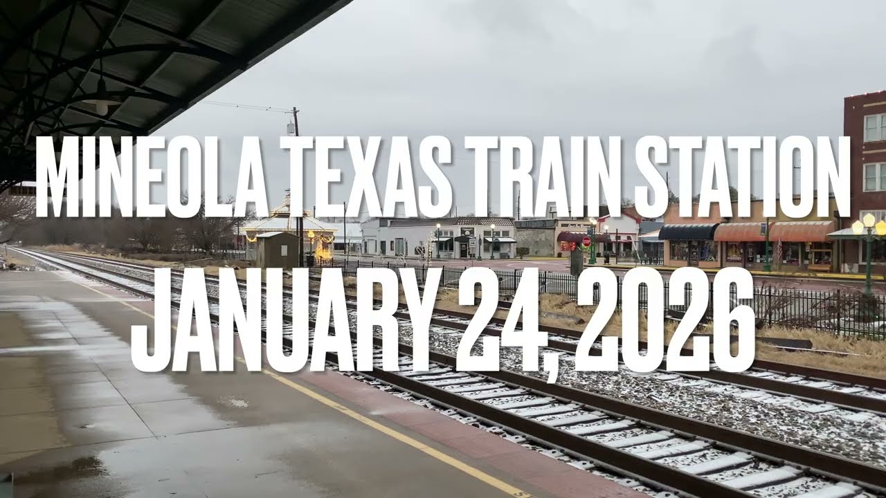 Mineola Texas Train Station Camera3 January 24, 2026 4K 30fps
