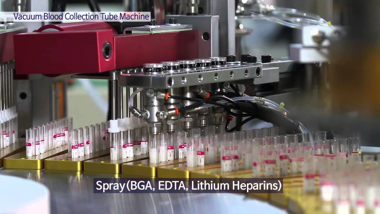 DY-08 Automatic Vacuum Blood Collection Tube Product System.