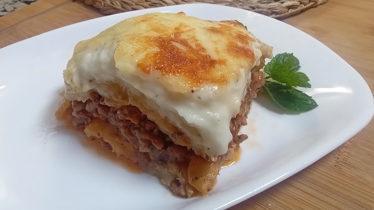 PASTEL DE BERENJENAS (MUSAKA) fácil y delicioso con el que sorprender en tu mesa, te encantara!! 😋