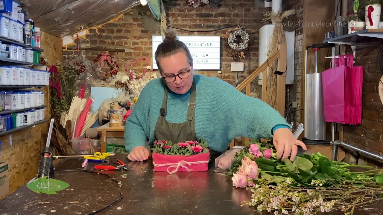 Atelier floral : La vie en rose Janvier 2021