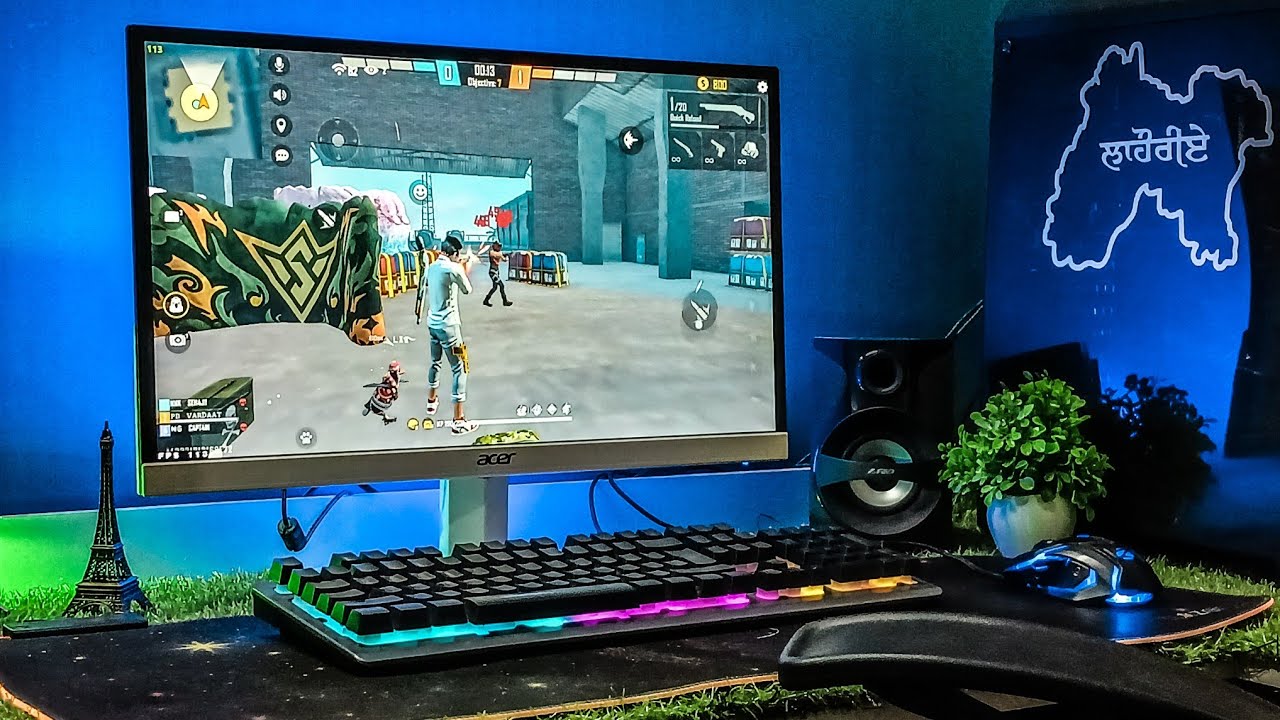 i3 10th gen + GT 710 😱Free Fire 150FPS gameplay #freefirepc