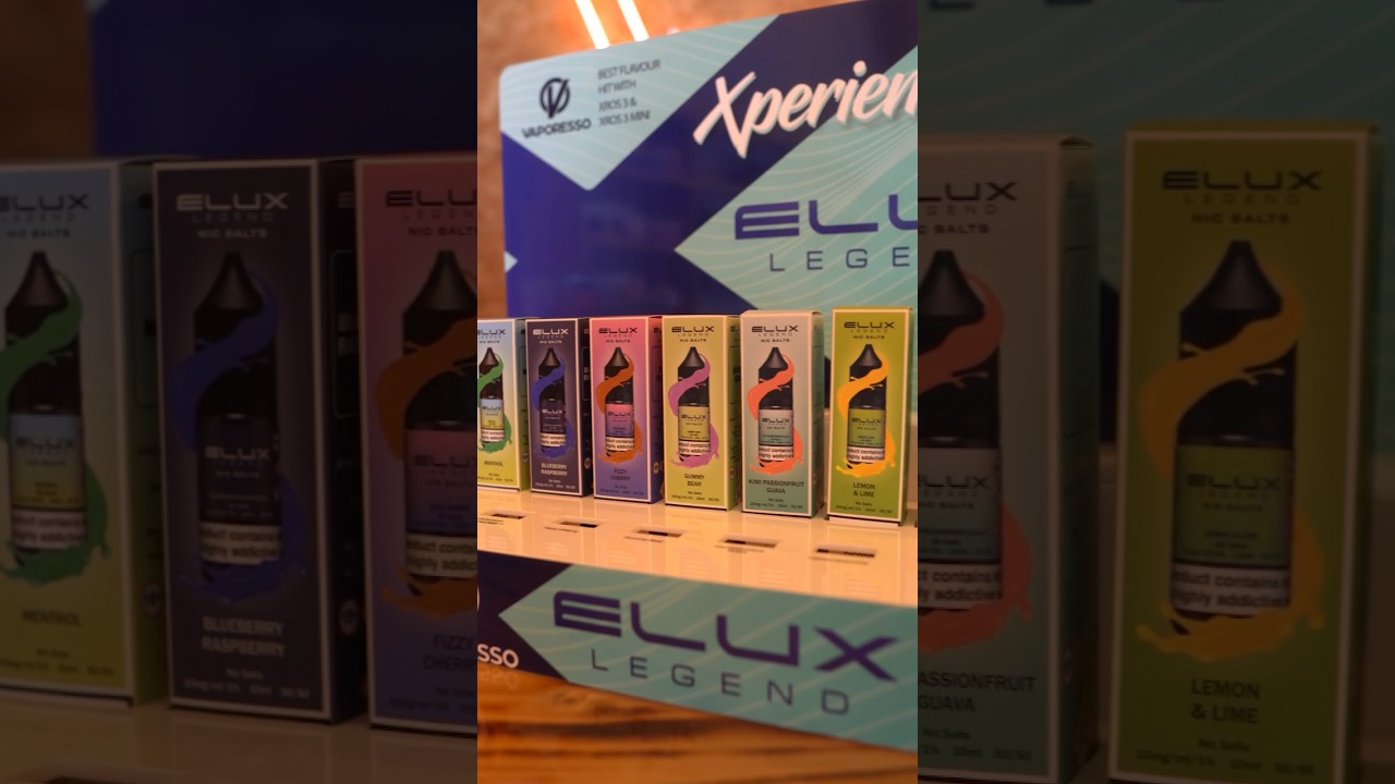 New e-liquids from ELUX 😎 #shorts