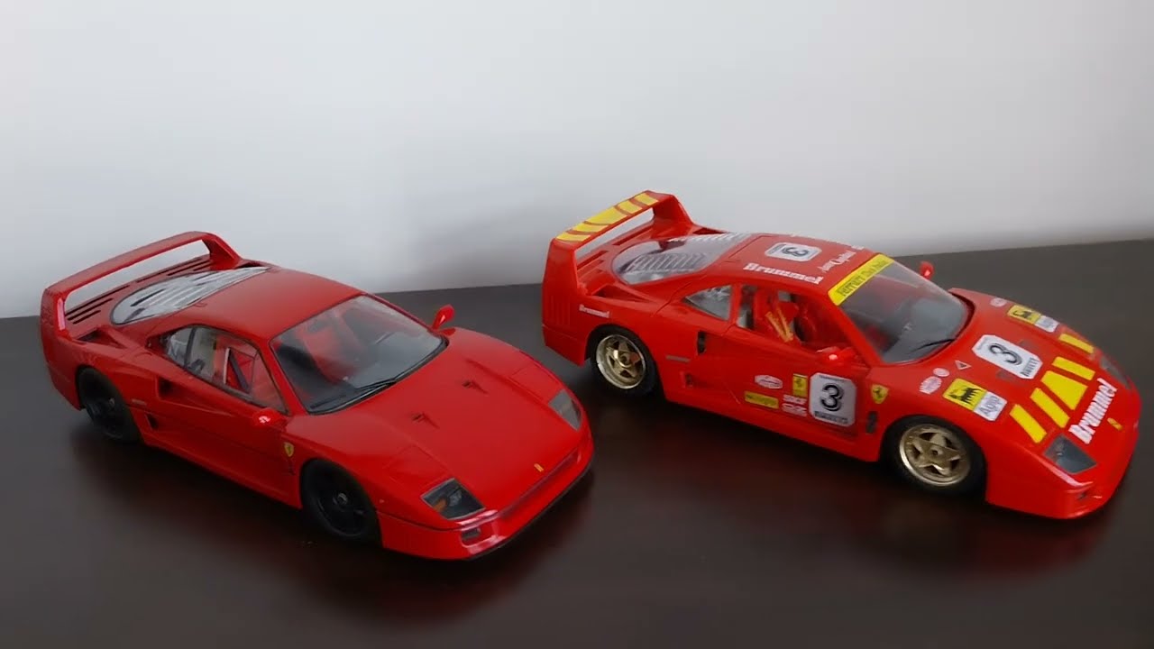 1/18 Ferrari F40. KK scale vs Burago
