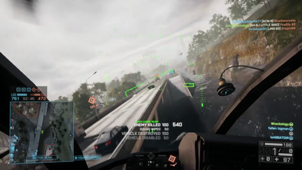 Battlefield 4 Scout Heli | 116-0 FLAWLESS Gameplay (NORMAL TICKET COUNT)