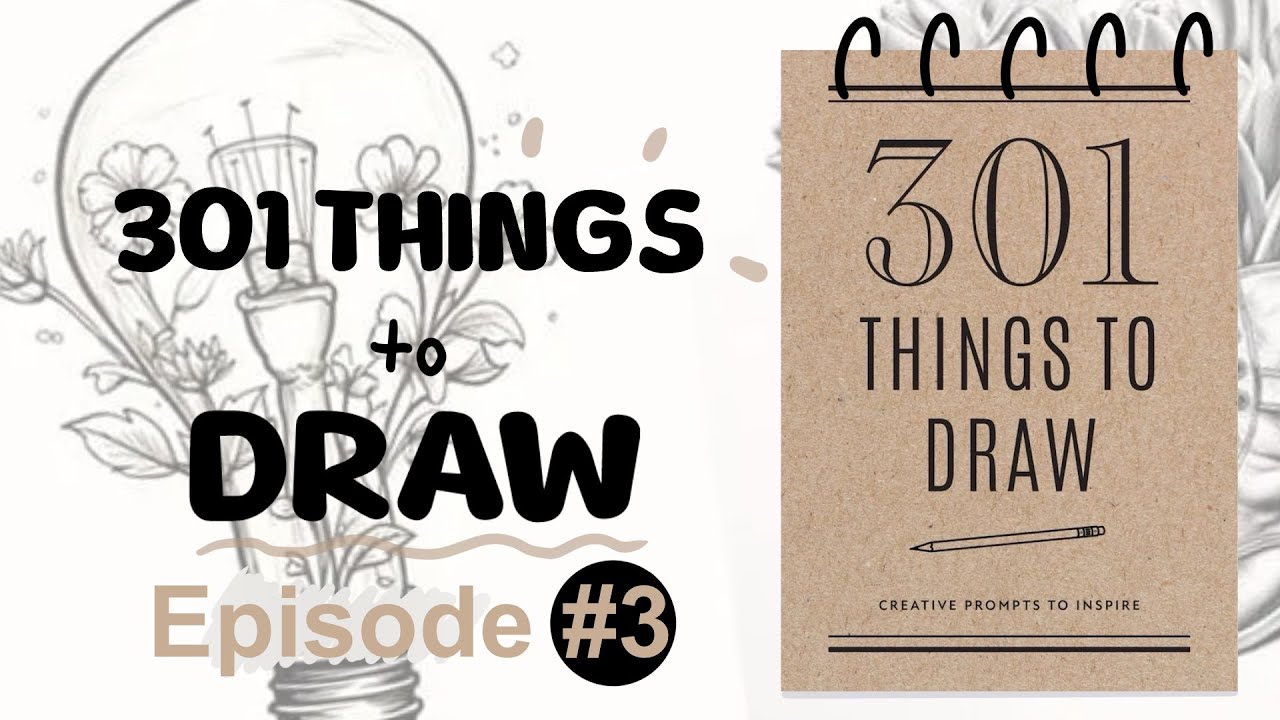 Uni pin fineliners are AMAZING! // 301 things to draw // EPISODE 3