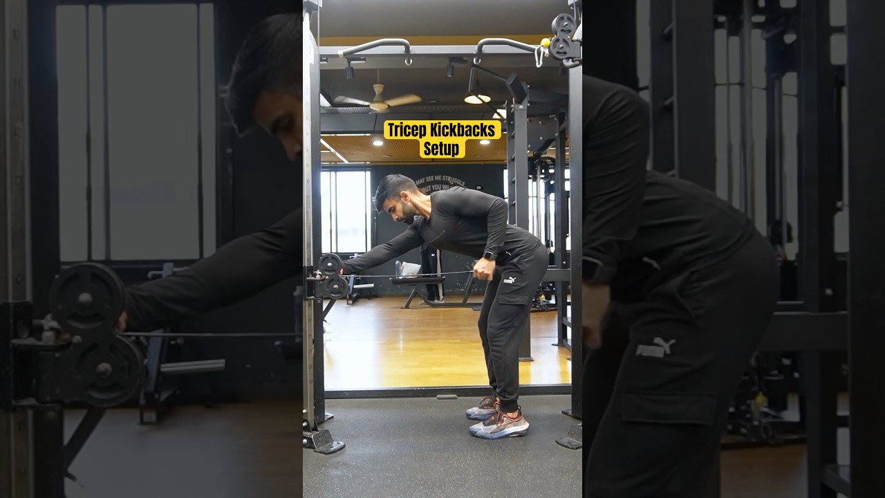 You should see this if you want to do PERFECT Tricep Kickbacks ✅ ~ Read Pinned Comment for more
