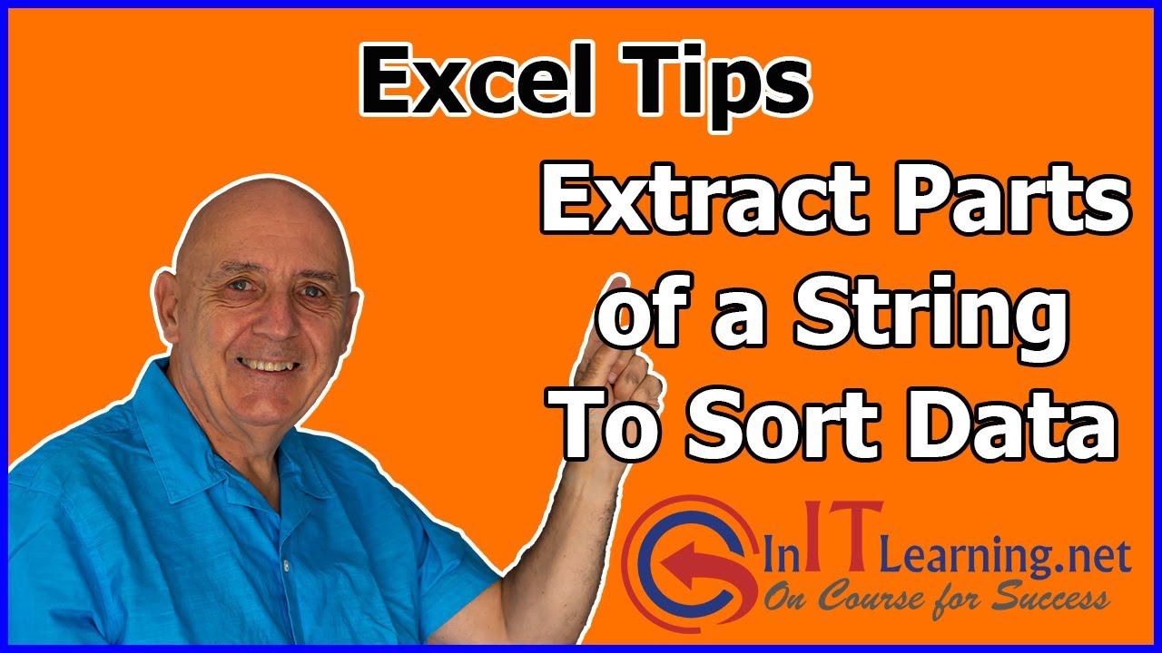Extract Text from a string using the Functions Left, Right, Mid, Len, and Find.