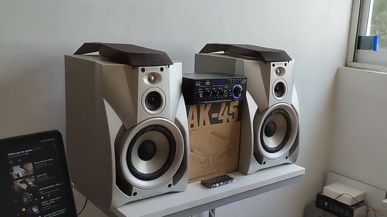 AK 45 stereo amplifier audio test part 2