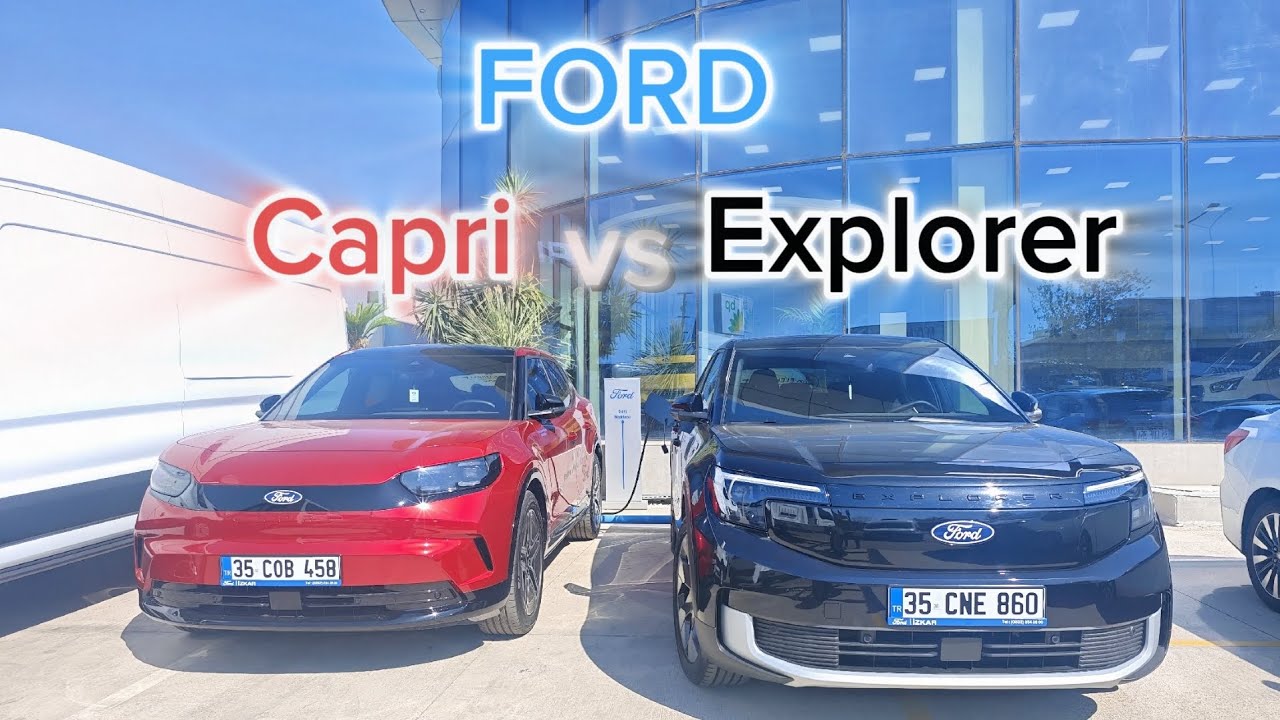 Elektrikli Ford Capri ve Ford Explorer Detaylı Anlatım/Ford Günlükleri-Bayide Birgün Kamera Arkamda 