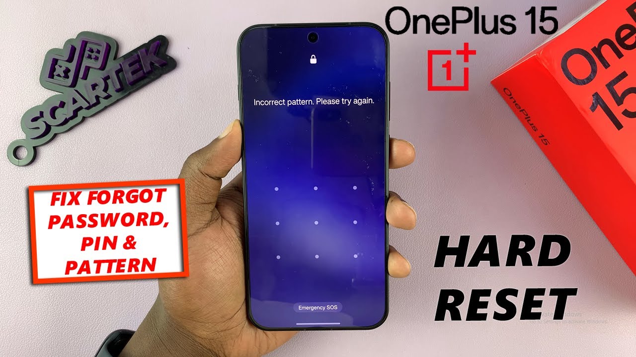 Как выполнить полный сброс настроек OnePlus 15, чтобы исправить забытый пароль, PIN-код или графи...