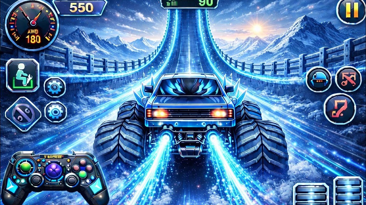 Monster Truck Ramp Racing Evolution 🚛🔥 Epic Gameplay | Android Gameplay
