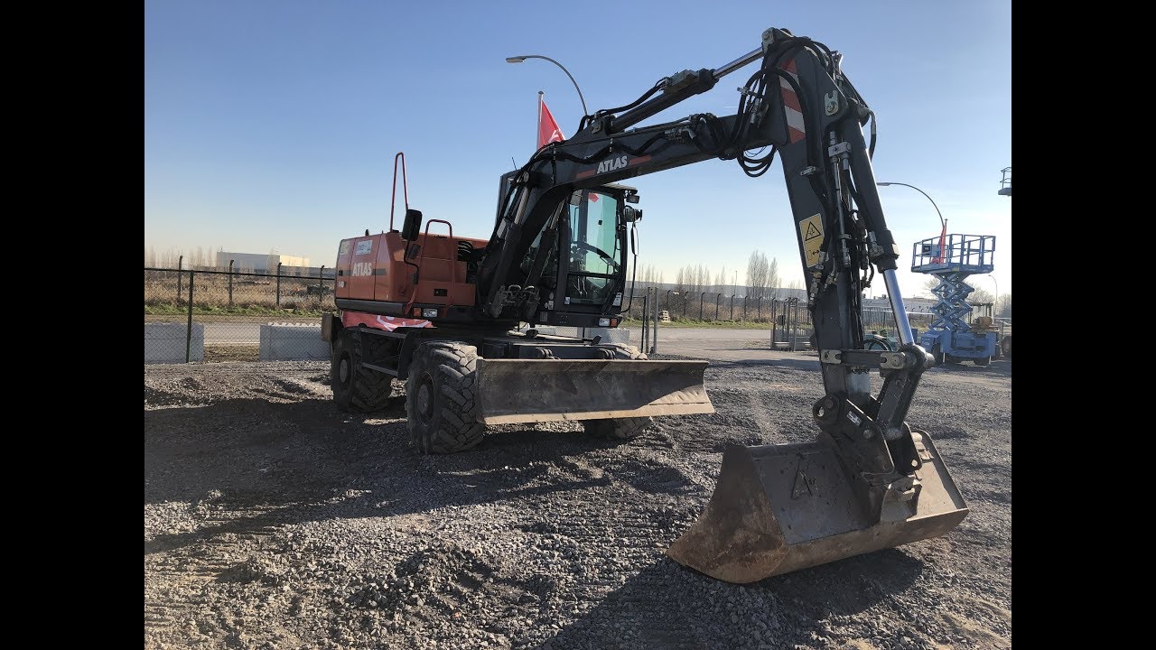 Used Atlas 140W - 2011 for sale | Used mobile excavator |  equippo.com | Used heavy equipment