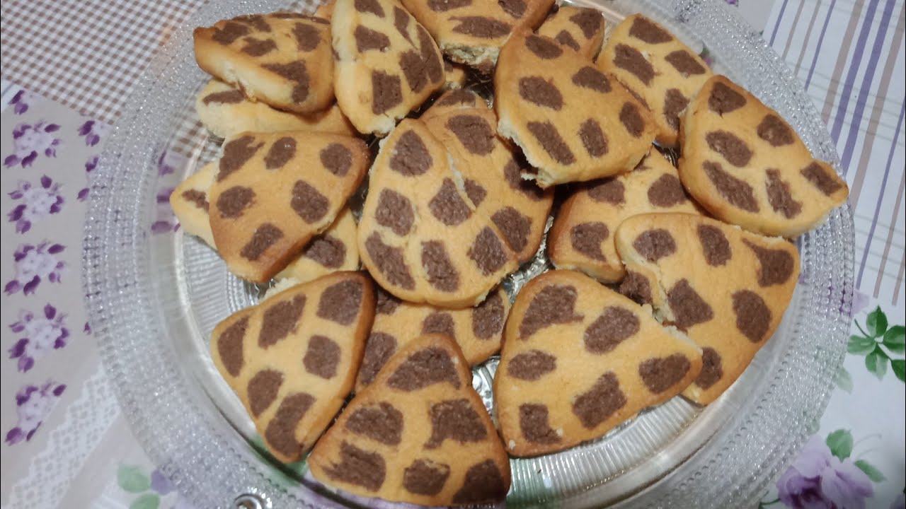 حلويات جلد النمر طعم روعه والطريقه جدا سهله 👌😋