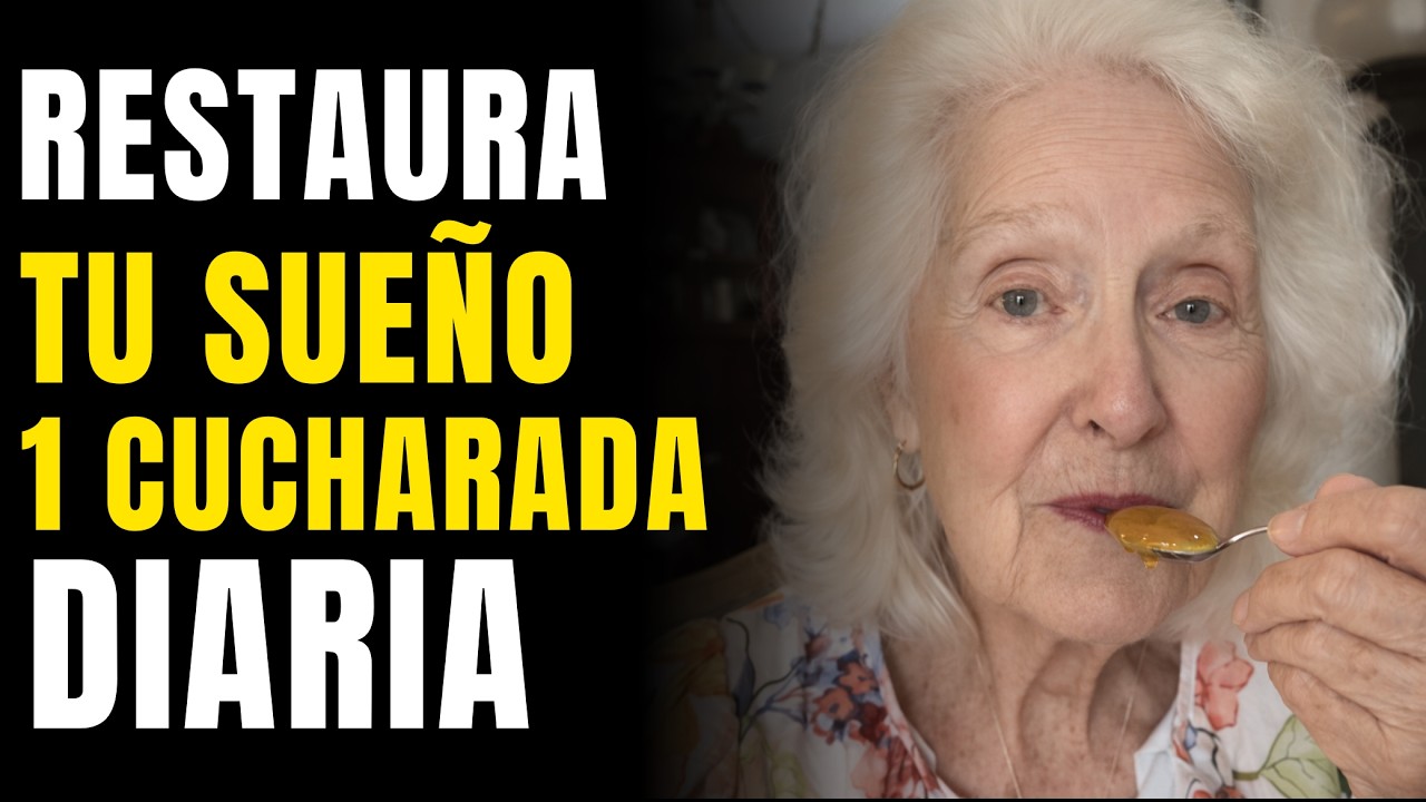 ¿Te despiertas de noche? 1 cucharada calma el cortisol y restaura el sueño profundo
