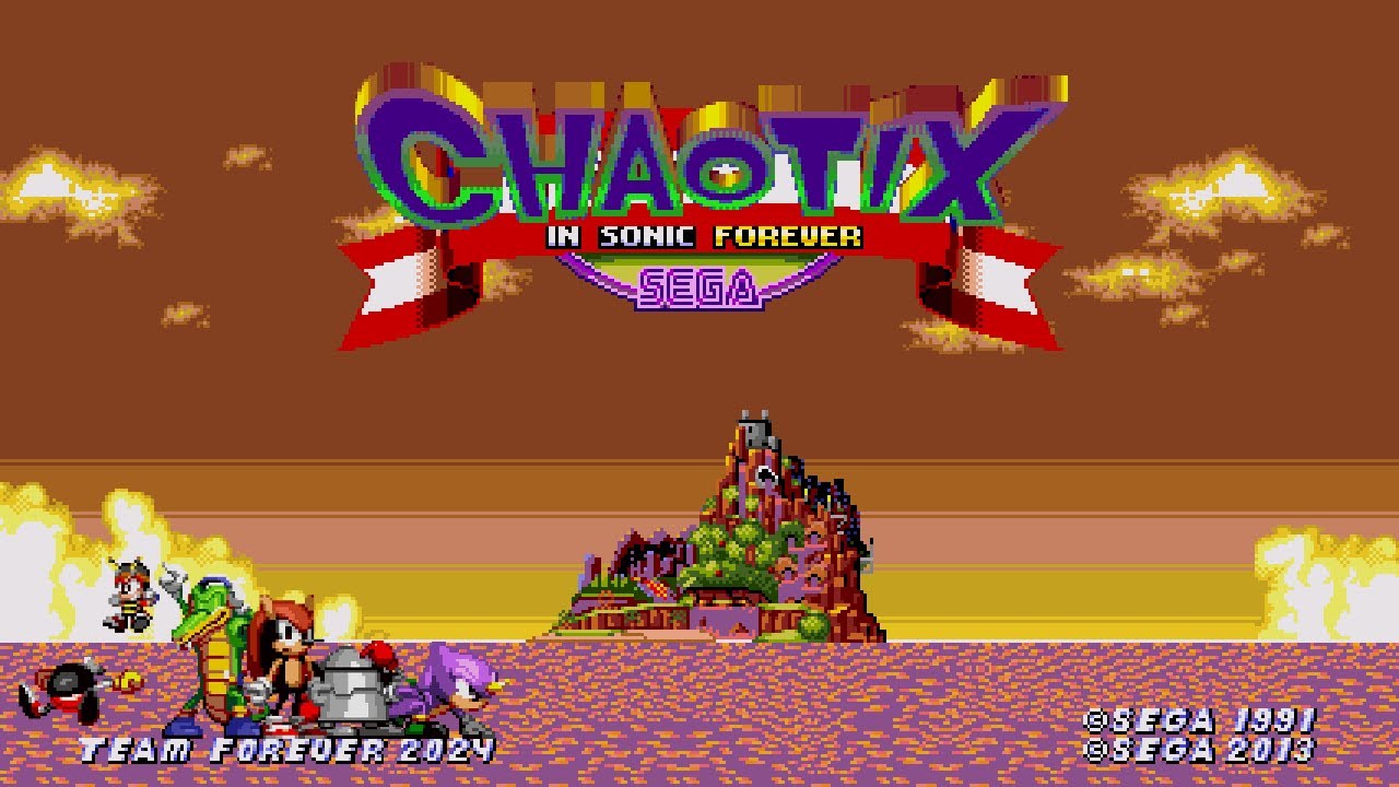 Chaotix in Sonic Forever (Demo) ✪ First Look Gameplay (1080p/60fps)