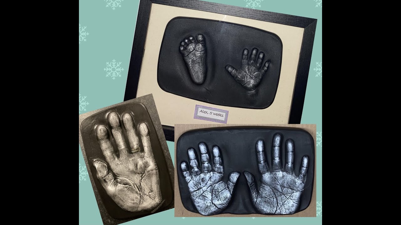 How to make plaster handprint. Baby, child, or adult castings