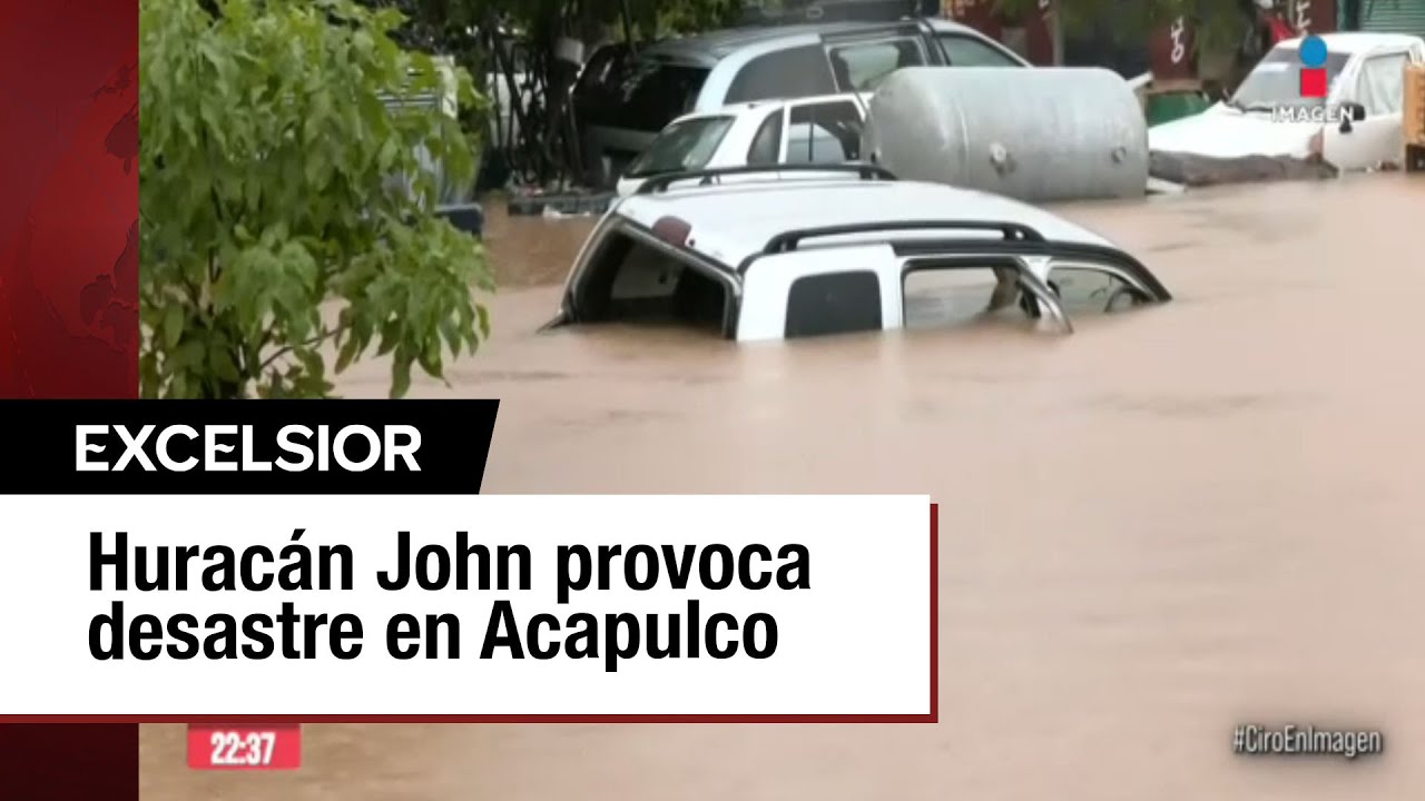 Situación de Acapulco es crítica por Huracán John