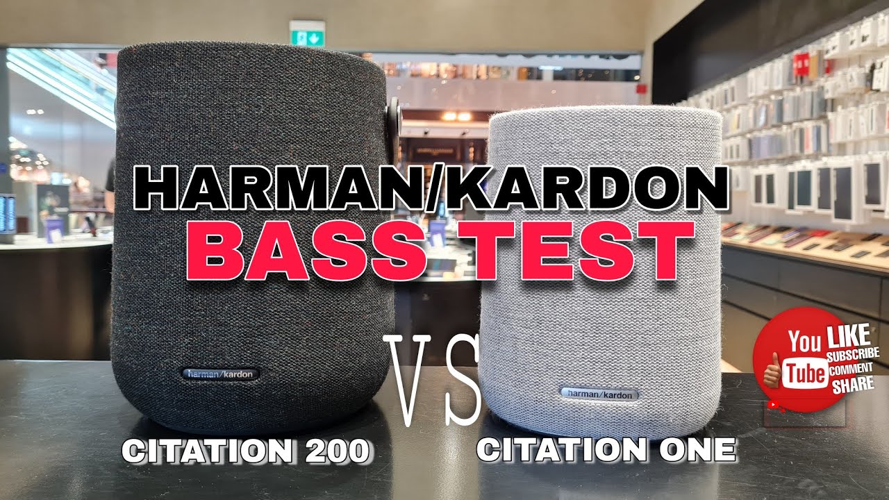 Harman/Kardon Citation One vs Citation 200 Boombass test💥
