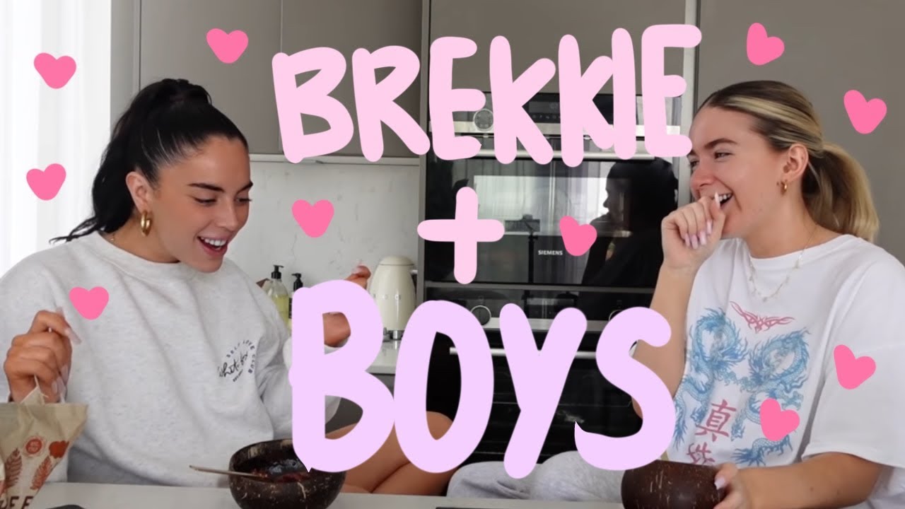 BREAKFAST + BOY TALK💜 | Sophia and Cinzia