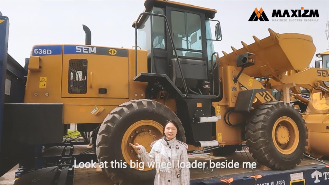 SEM 636D Wheel Loader Deep Dive – Engine, Axles, Interior & More