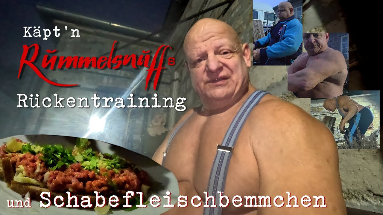 Rückentraining und Schabefleischbemmchen