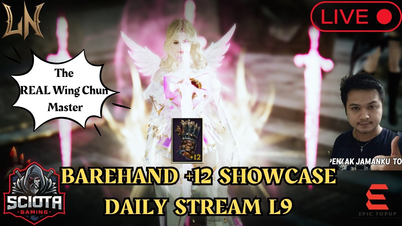LIVE !! L0RDNINE | DAILY STREAMM BAREHAND .. SHOWCASE BAREHAND WEAPON +12  #mediashareon