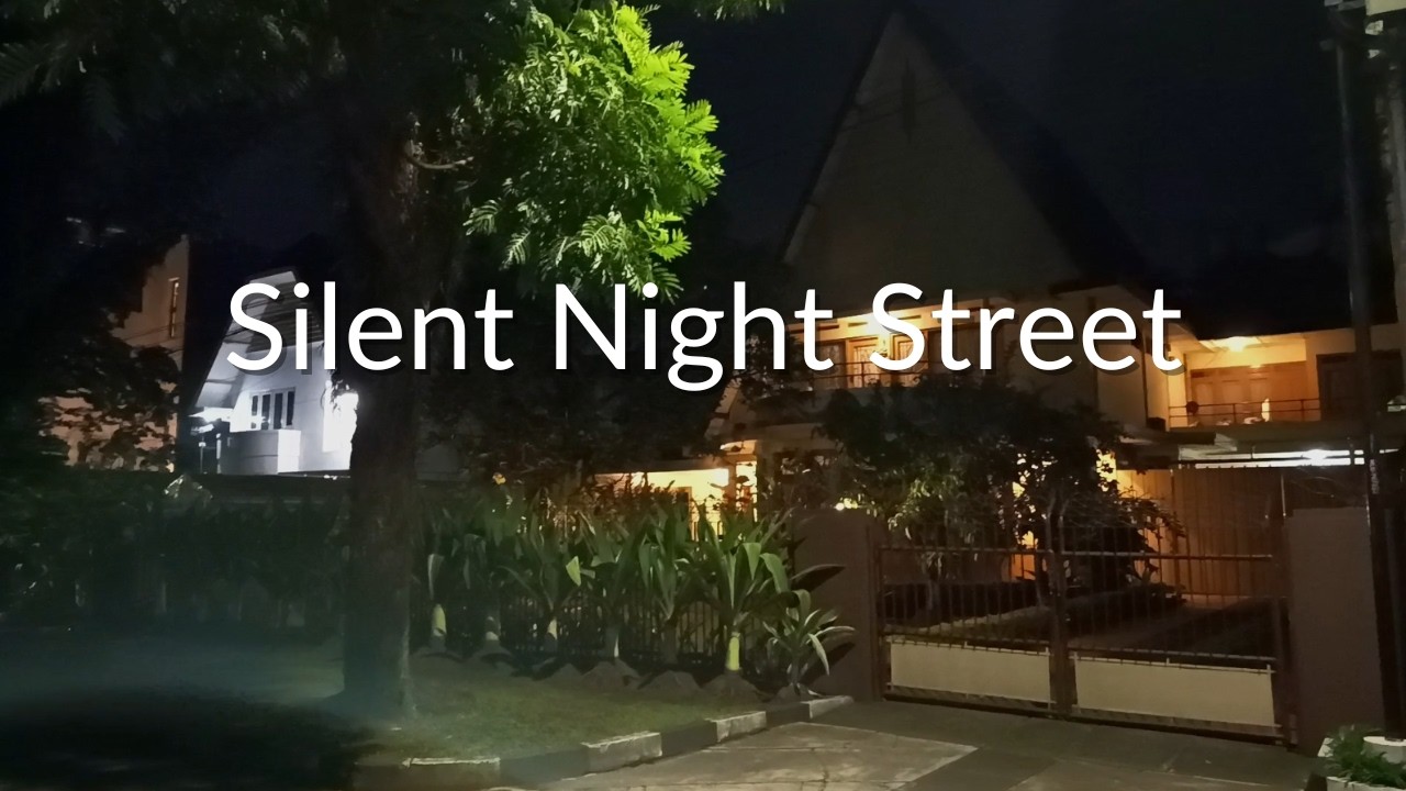 Quiet Night Walk in Malang, Indonesia 🌙 Near High School Dempo Calm Residential POV
