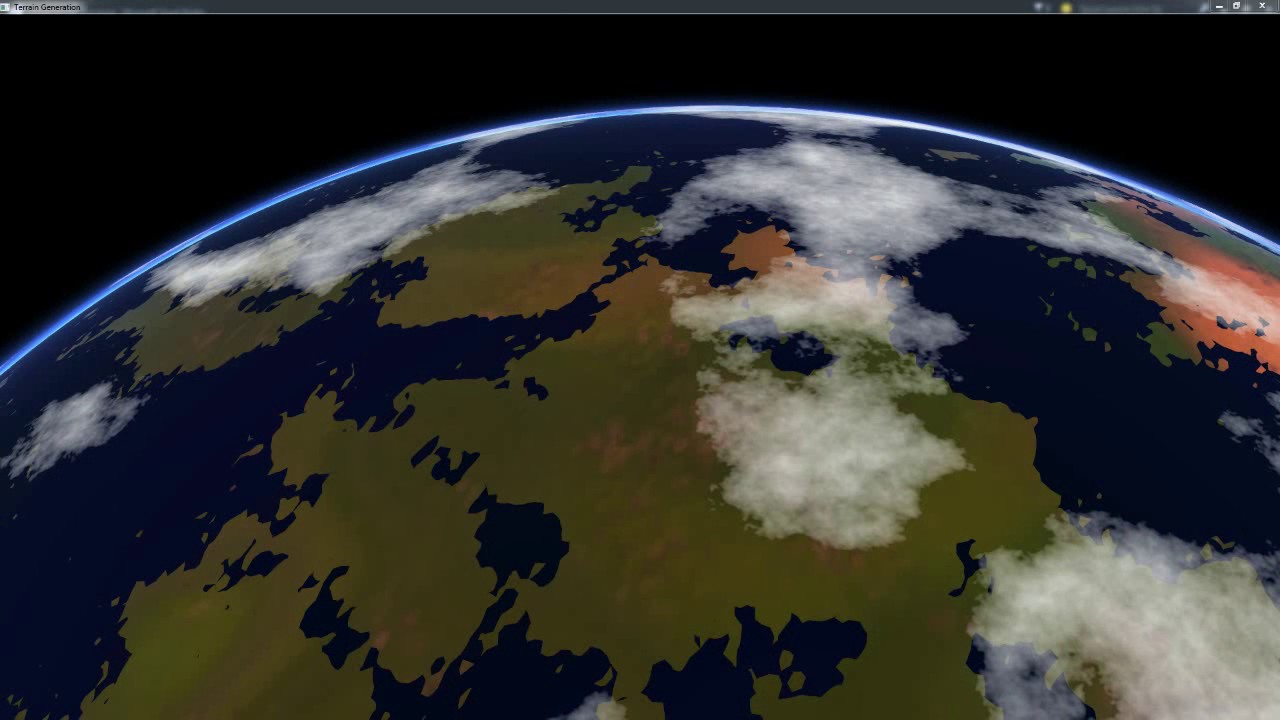 The Procedural Generation and Rendering of Large Scale Planets