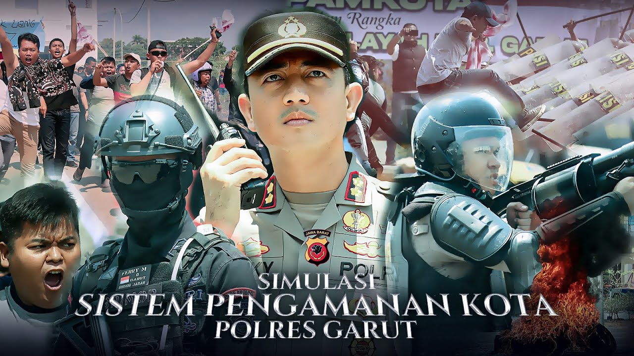 SIMULASI SISPAM KOTA POLRES GARUT 2023 - HUMAS POLRES GARUT