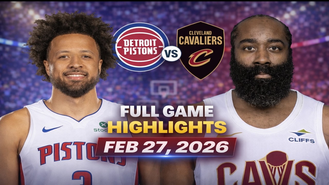 Detroit Pistons vs Cleveland Cavaliers FULL GAME + OT Highlights | Feb 27, 2026 | NBA Regular season