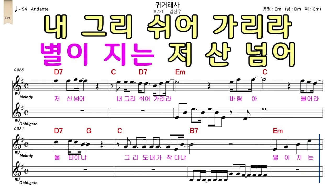 #귀거래사  #김신우