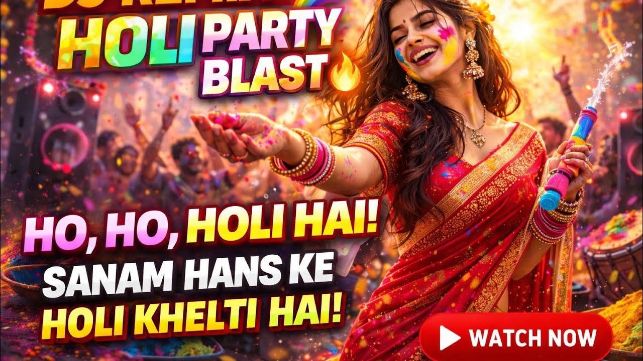 होली है भाई!! 💥 Romantic Holi DJ Song 2026 | Tu Jo Hans Hans Ke | Party Mix