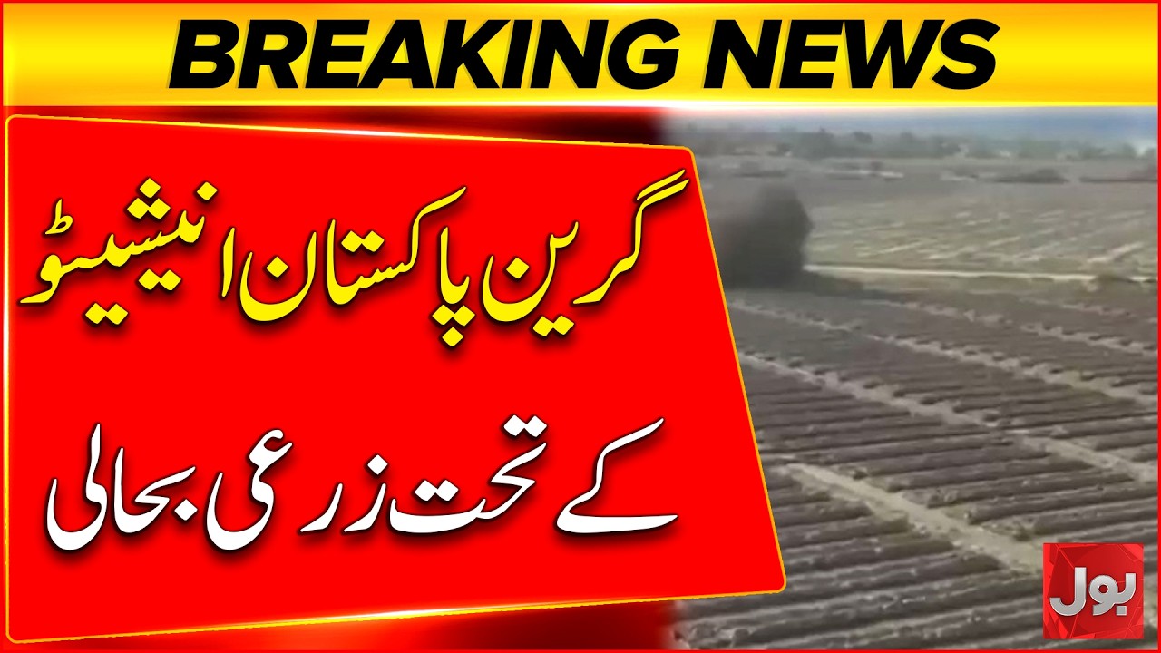 Green Pakistan Initiative: Modern Farming Brings New Hope for Agriculture | BOL News