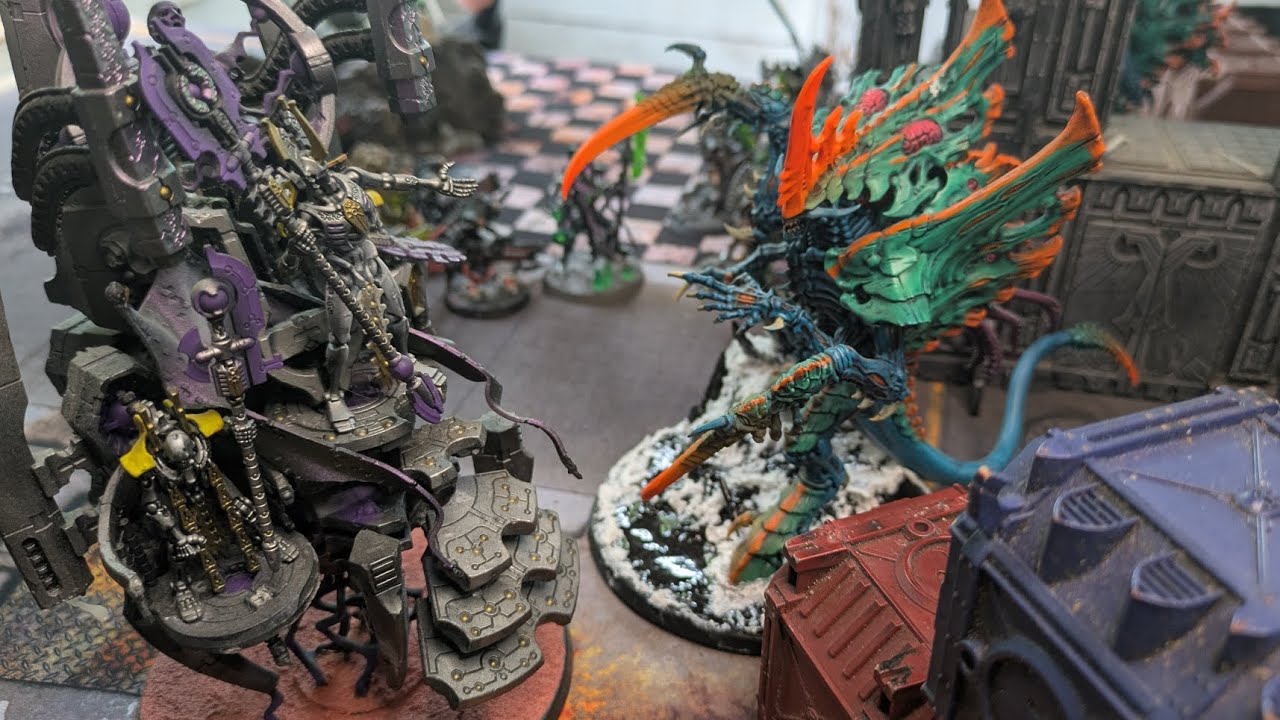 Necrons VS Tyranids Warhammer 40k Battle Report