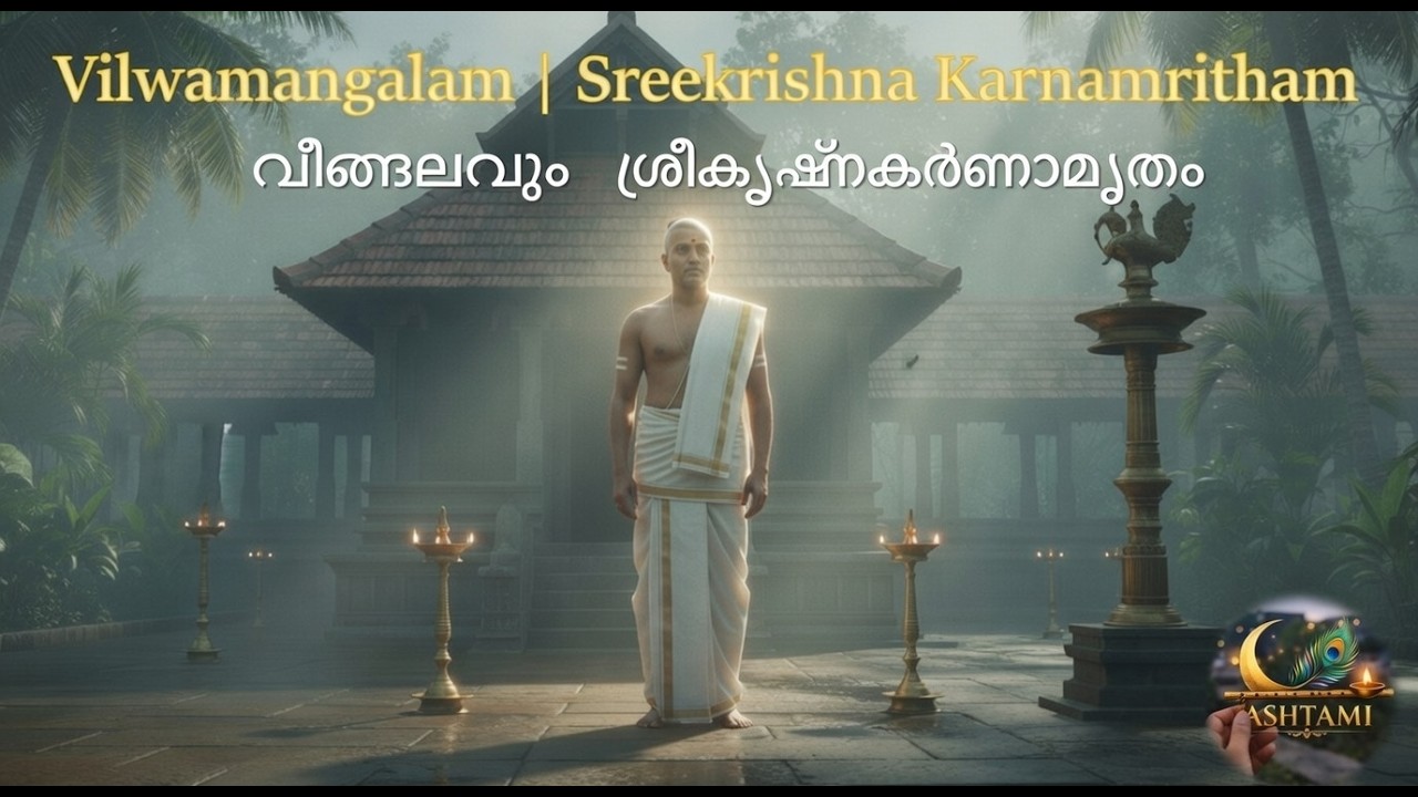 Vilwamangalam Sreekrishna Karnamritham AI video Ashtami