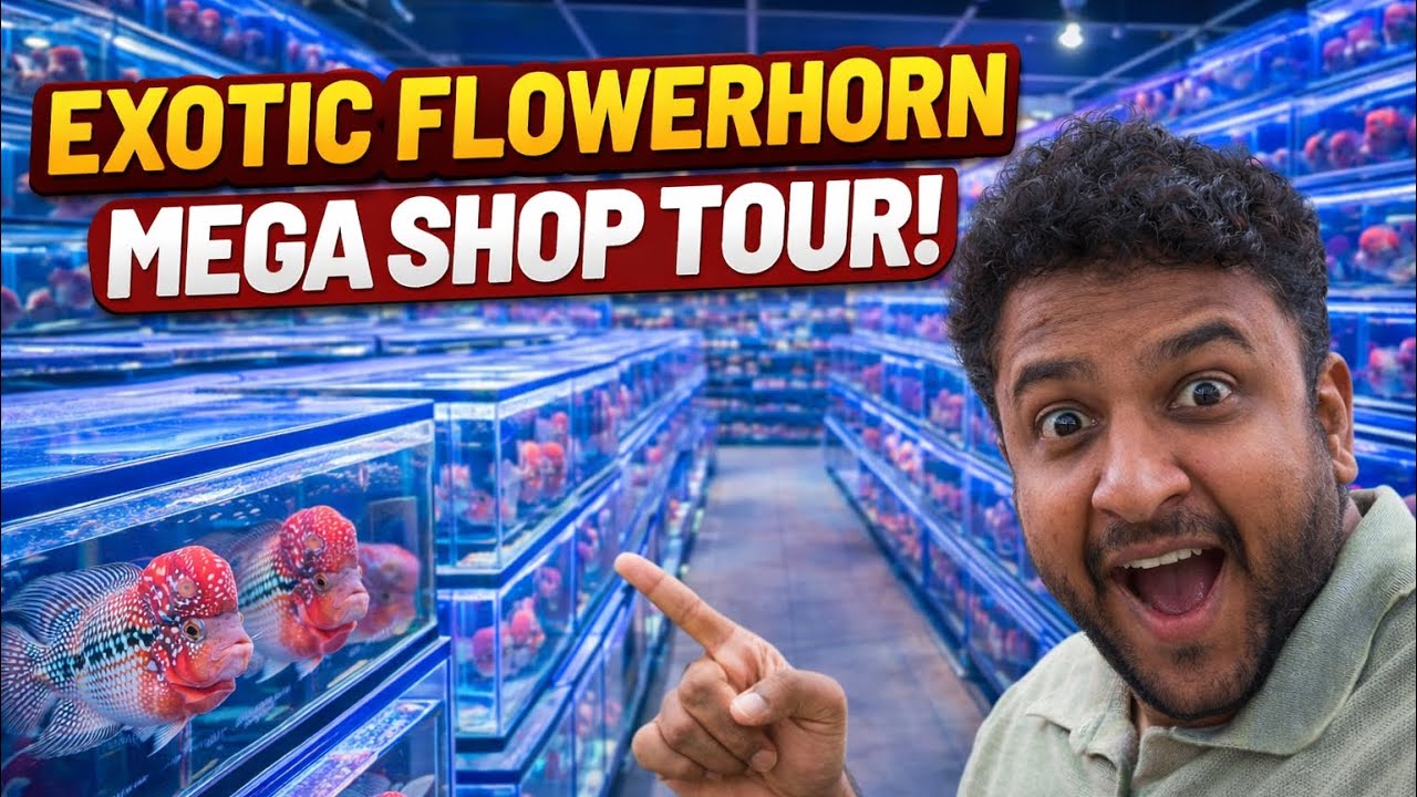 Exotic Flowerhorn fish shop. Kamfa Flowerhorn fish store. Wholesale and retail Aquarium 