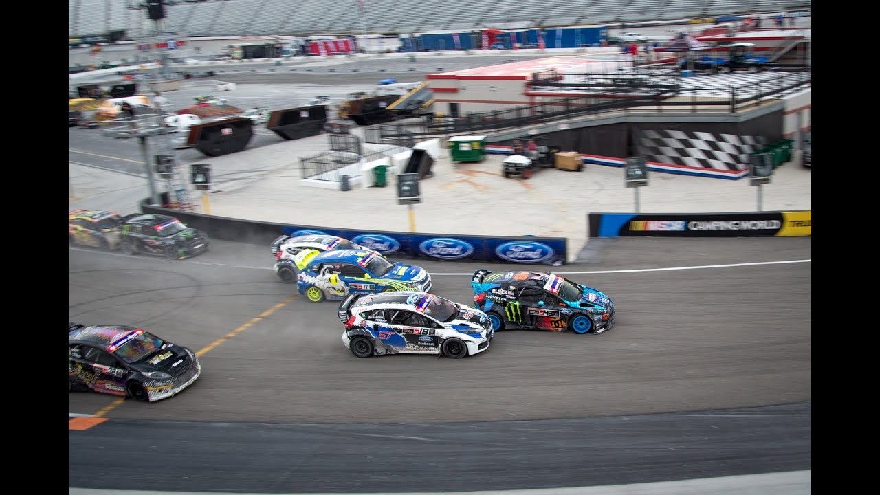 Ken Block finishes second at the Global Rallycross Championship Bristol Final