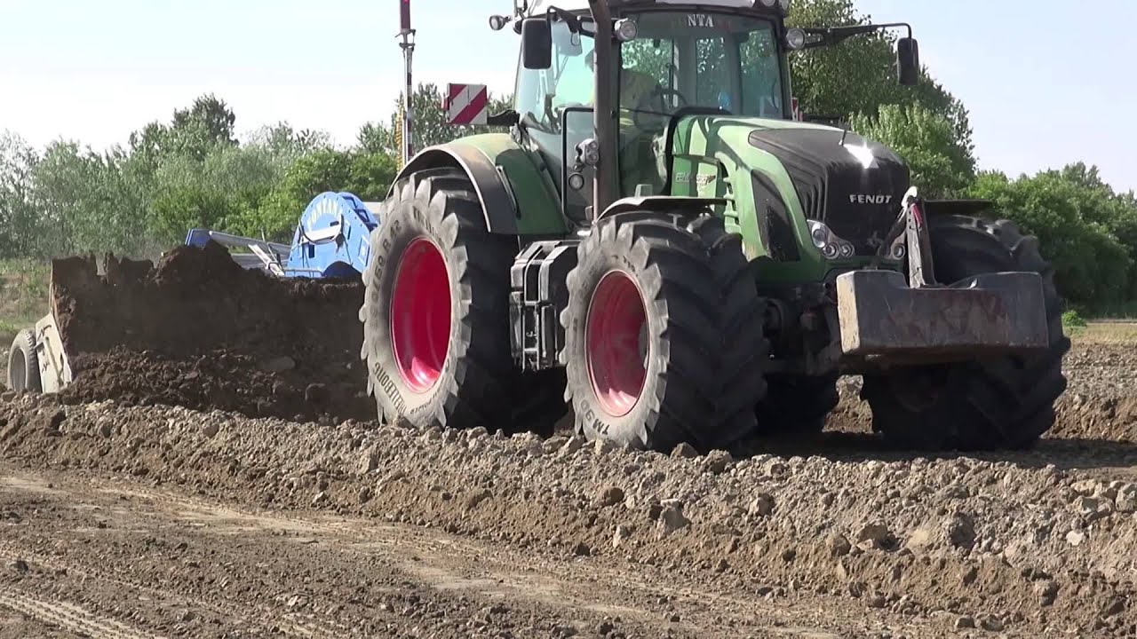 Land Leveling 2014 - FENDT 936 Vario Profi & CLAAS Axion 810 + FONTANA Maxi and LSR