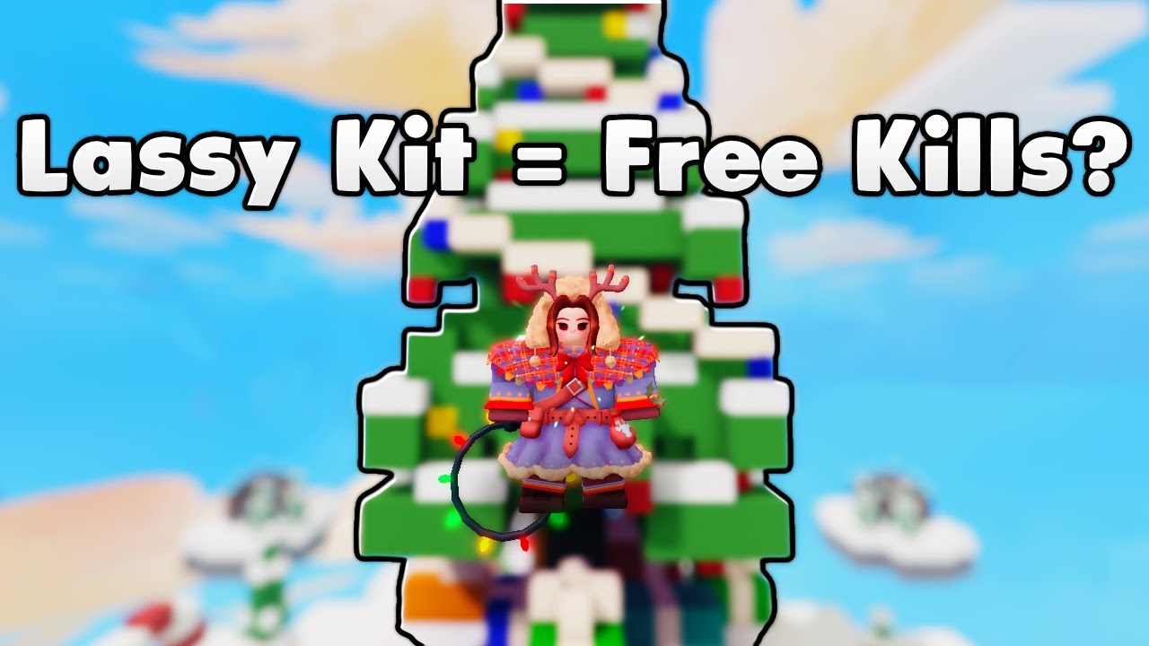 The Lassy kit gives free kills... (Roblox Bedwars)